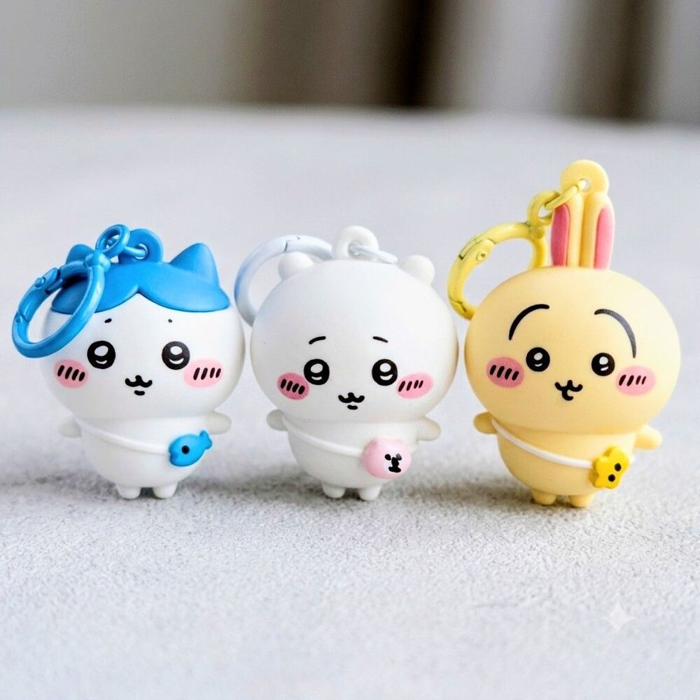 3 CHIIKAWA Charms Keychain Chiikawa Hachiware Usagi Kawaii Bag Pendant Gift NEW